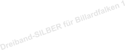 Dreiband-SILBER für Billardfalken 1