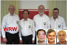 v. l. WolfDietrich Schwarzer, Sang-Sim Jang, Günter Wittbrodt, Reinhard Bär, unten Houing-Sik Sin, Klaus Köhl, Fouad El-Masri