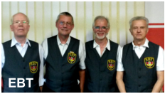 v. l. Günter Pohlmann, Detlef Kraus, Gregor Schiwietz, Gerhard Winkler