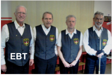 v. l. Volker Scheer, Ludwig Zenkner, Gerhard Winkler, Dieter Wildemann