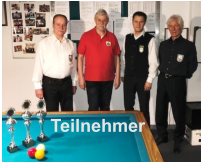 Teilnehmer v. l. Uwe Rohland, Weiss-Rot-Weiss | Klaus Schmidt, Borsigwalde | Detlef Martin, Lichtenberg | Thomas Fischer, Weiss-Rot-Weiss